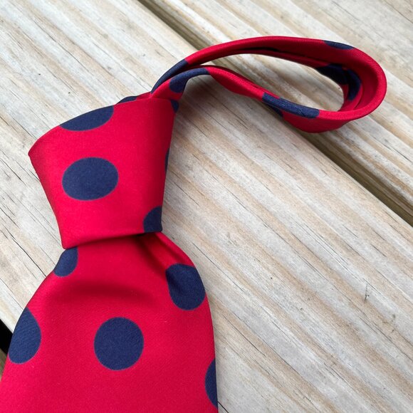 Brooks Brothers Makers BOATER HAT All Silk Neck Tie ~ Made in the USA - Picture 4 of 6